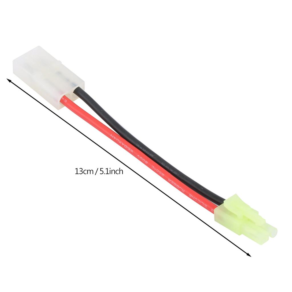Large Tamiya Female to Mini Tamiya Male Adapte Cable (Large Tamiya Female to Mini Tamiya Male)