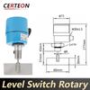 SR80 Rotary Paddle Level Switch Bin Hopper Silo Sensor for Powder Granule Bulk Solid High Temp Screw Mount Indicator