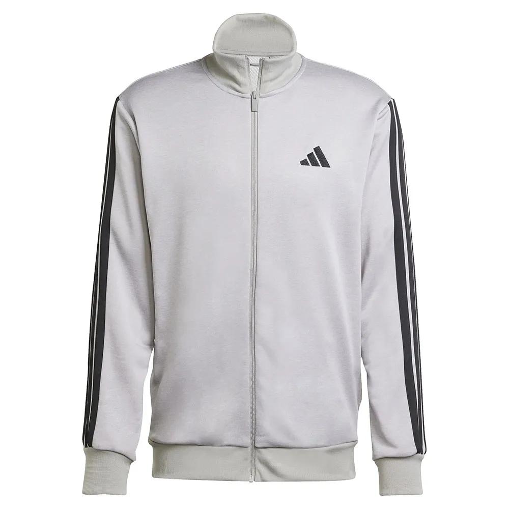 Adidas 3S FT TT TS Tracksuit 100% recycled polyester grey