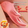 Electric Vibrating Massager for Women - Dual Licking Tongue with Warming Feature