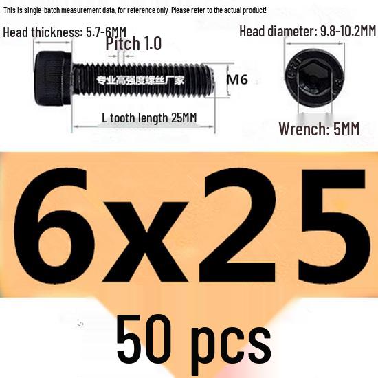 High-Strength Grade 12.9 Internal Hex Head Screws M1.4-M20