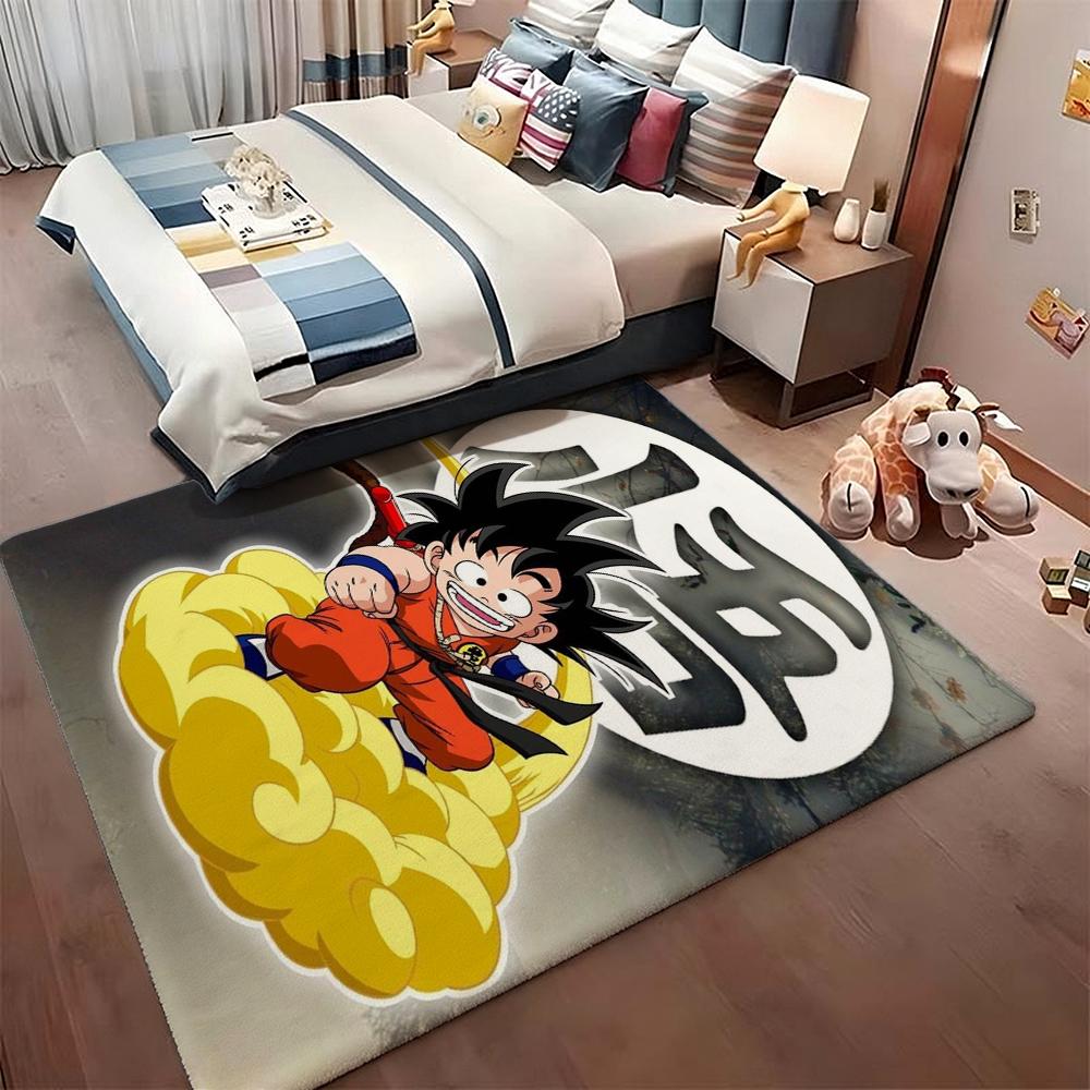 Goku'S Many Forms Printed Rug Nonslip Durable Carpet For Study Reading Area Home Party Decor Birthday Gift