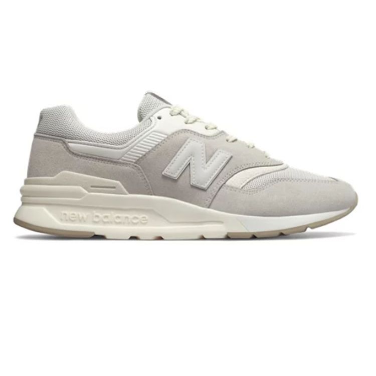New Balance Nb 997H Classic Pack Leather Sports Versatile Durable Low-Top Lifestyle Casual Shoes Unisex Sneaker Gray White CM997HCB