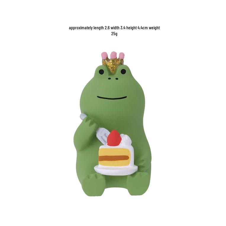 

Japanese Cat ZAKKA Anniversary Ornament: Birthday Cake Decoration Trendy Resin Toy Figure