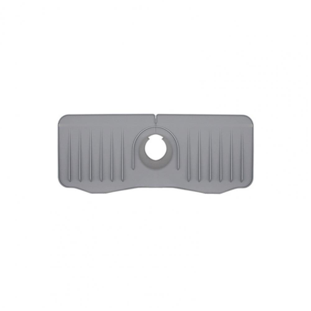 Kitchen Sink Splash Guard Silicone Faucet Handle Drip Catcher Tray Sponge Holder Faucet Sink Protectors Mat For Kitchen Bathroom
