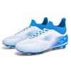 32-47 Bambini Uomo Taglia Grande Scarpe da Calcio High Top Chiodi Lunghi Outdoor Antiscivolo Scarponcini da Calcio