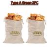 3 Styles Linen Bread Bags Reusable Drawstring Bag Homemade Artisan Bread Storage Food Bags Various Sets Bread Bags for Baguette