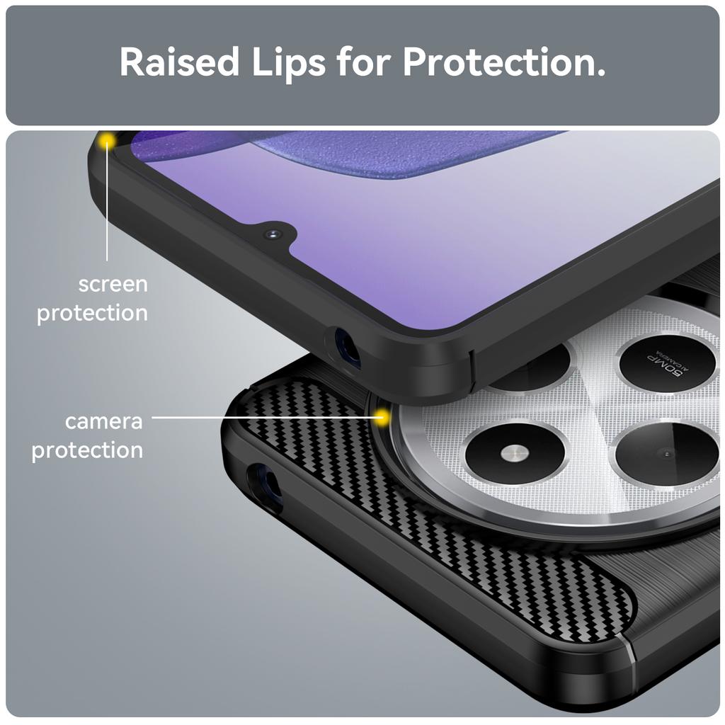 Flexible TPU Case for Xiaomi Redmi 14C 4G Poco C75 Protective Cover Shockproof Fundas Coque Capa