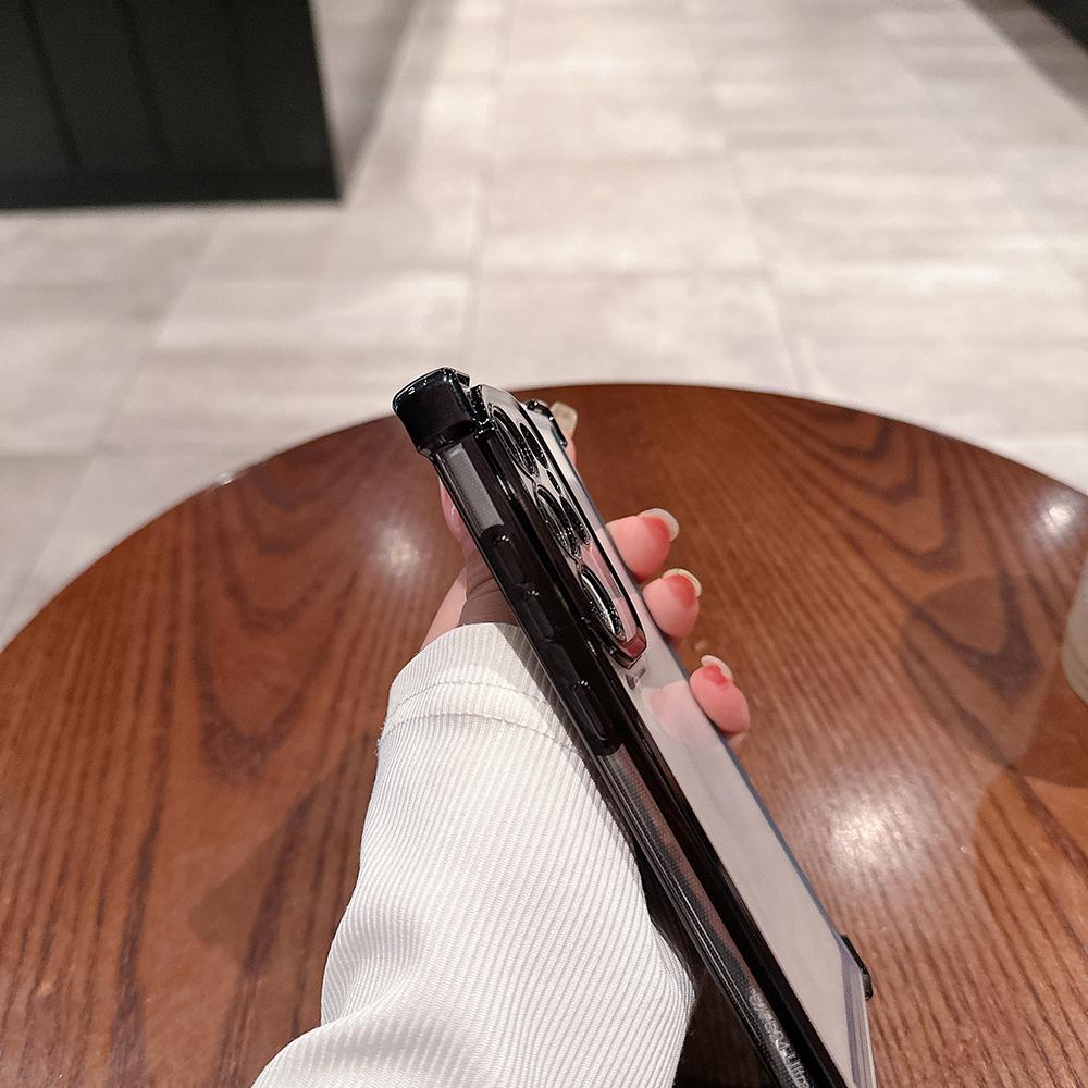 Elektrolyticky pokovené průhledné ochranné pouzdro Four Corners Anti Drop pro Xiaomi Poco Redmi