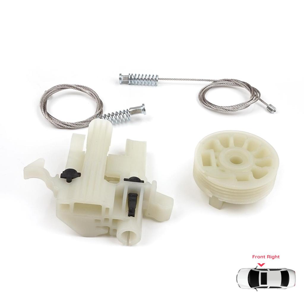 EWR5232 Fensterheber Reparatursatz Vorne Rechts für Fiat 500 2007-On 2/3 Tür Schrägheck Cabrio 68070267AD