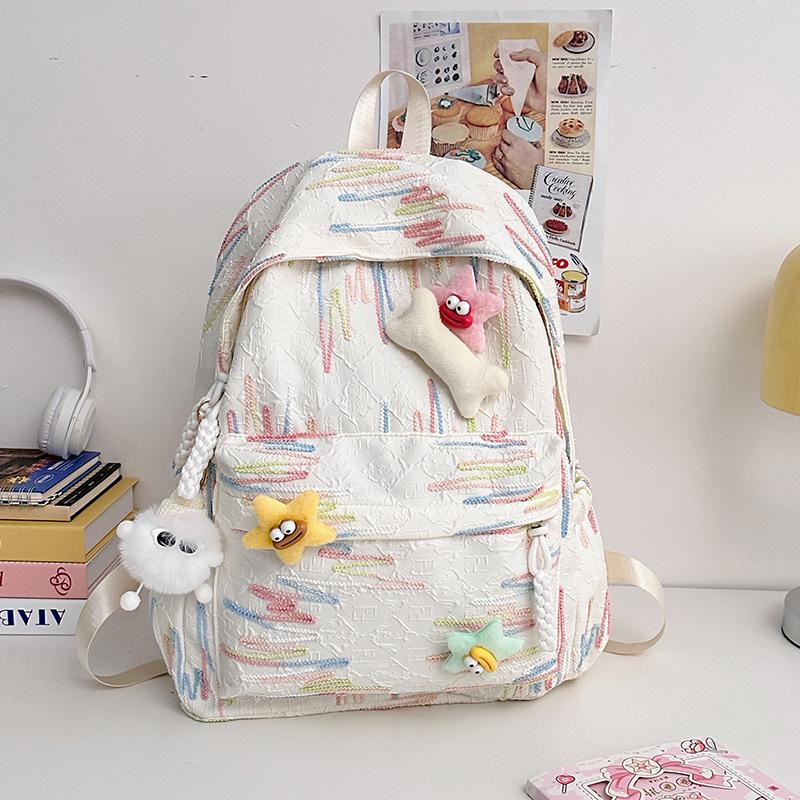 New Fashionable and Casual Commuting Schoolbag  Student Backpack  Large Capacity Schoolbag for Women