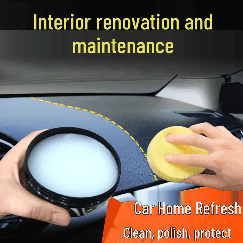 Premium Leather Seat & Console Polish – Car Interior Maintenance Cream