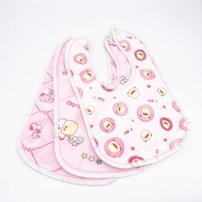 Pack of 3 Baby Bib – Soft Silicone Waterproof Feeding Bib with Adjustable Food Catcher Pocket