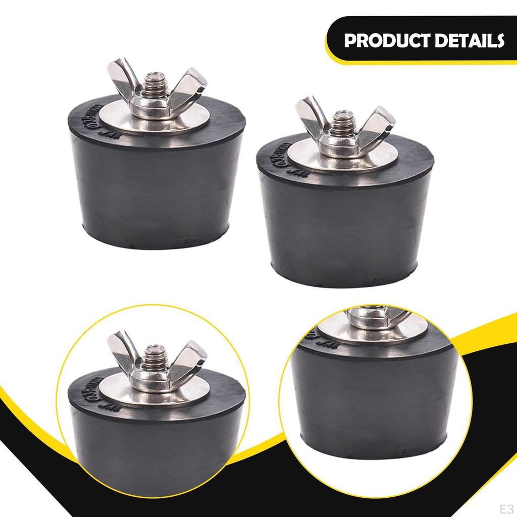 2Pcs Pool Plug Freeze Protection Winterizing Winter Tube Stopper for Household Drain
