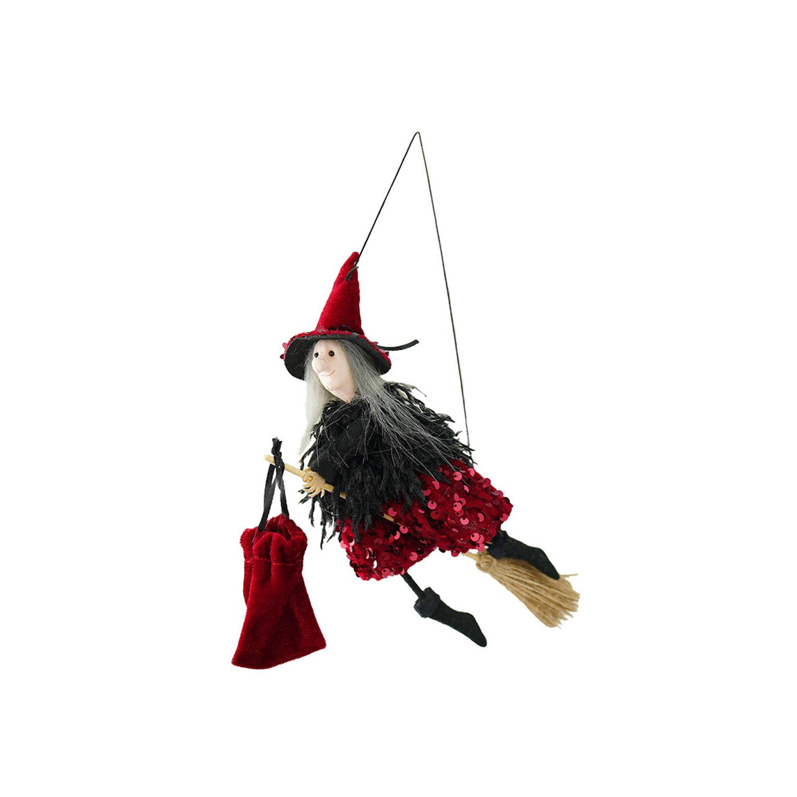 

Halloween Decorations, Witch Pendants, Witch Small Pendants, Home And Party Decorations One Size красный