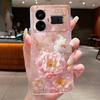 Case For OPPO Realme GT5 240W Flower Butterfly Protective Casing For Realme GT 5 240W Transparent Soft Silicone TPU Phone Cover