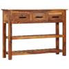 Day and Night - Day and Night Sideboard with 3 Drawers Solid Acacia Wood 110x30x80 Cm