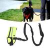 Dog Leash with   Pouch Waist Leash for Dog Walking Training Running Elastic Rope Waist Bag Reflective