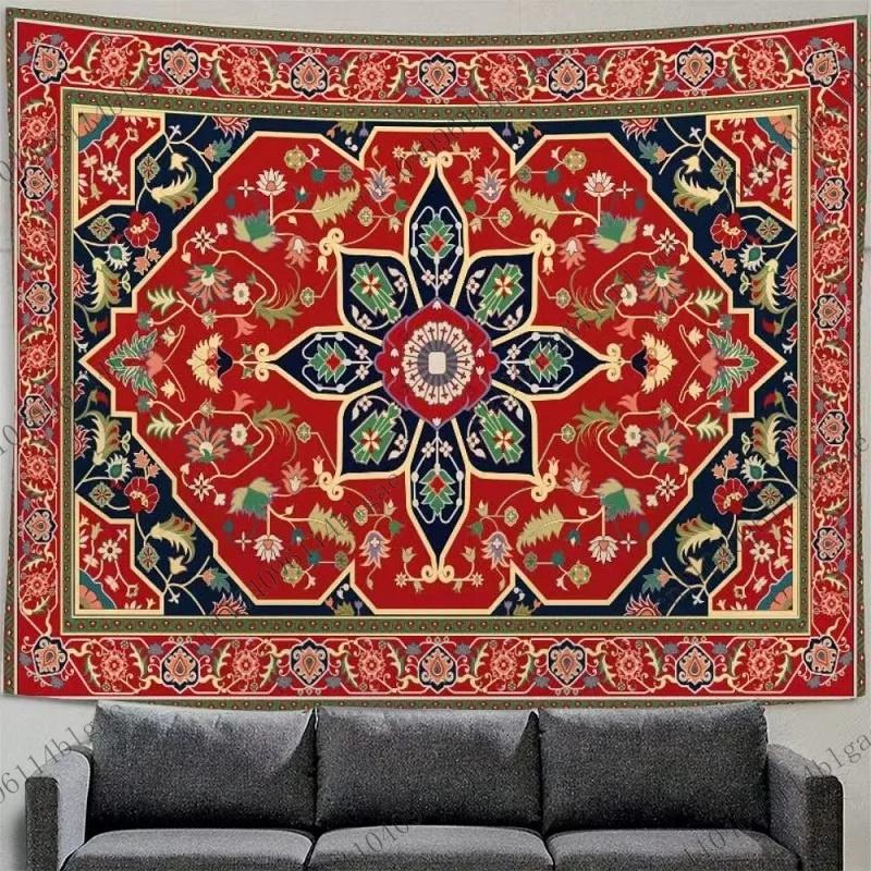 Hippisowy Bohemian Gobelin Ścienny Mandala Wystrój Domu Estetyczny Wystrój Pokoju Tapety do Sypialni Drukowany Duży Gobelin Ścienny Wiszący