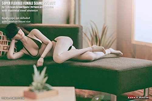 OBEST TBLeague 1/6 Scale Figure, PLMB2017-S18A, Ultra-Flexible Seamless Female Figure, Medium Bust, White Skin