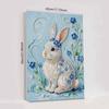 Crystal Pearl Painting 5D DIY Frame Decoration Painting White Rabbit Home Wall Decoration Transparent Pearl Gemstone Painting Picture Art Crafts