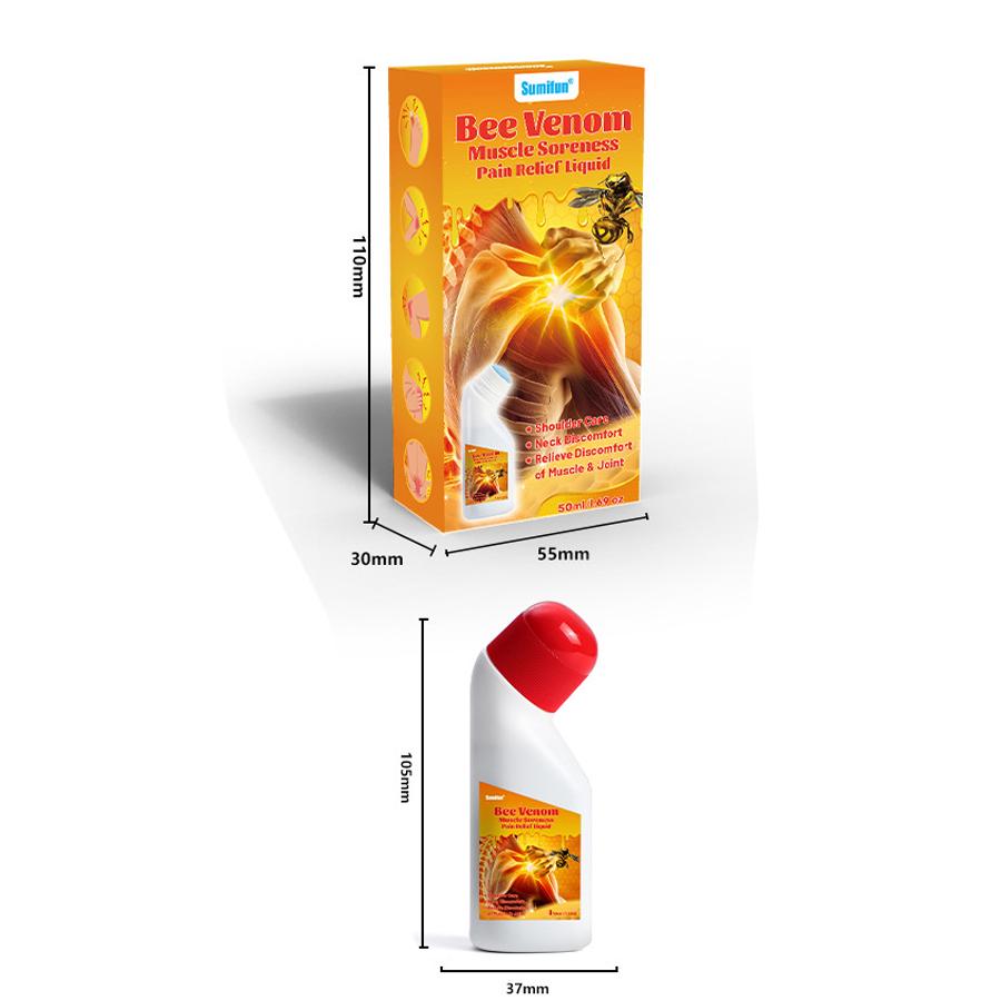 Sumifum 1 Pc Bee Joint Exhausted Relieved Ointment Spine Knee Shoulder Sport Injury Care Solution Bunion Herbal Spray.