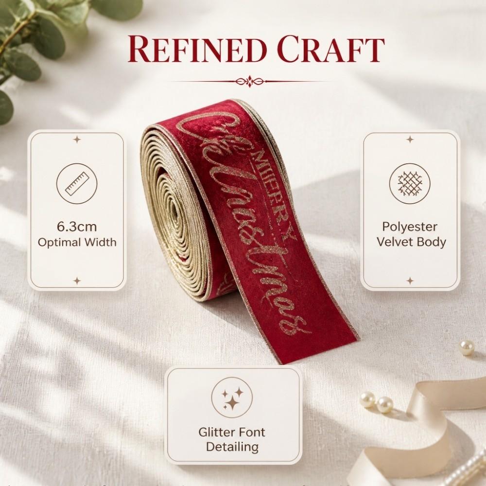 DIY Craft Christmas Bow Ribbon Craft Ribbon Gift Wrapping Ribbon Home Decoration