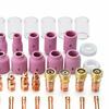 49Pcs TIG Welding Torch For Stubby Gas Lens #10  Glass Cup Kit For WP-17/18/26