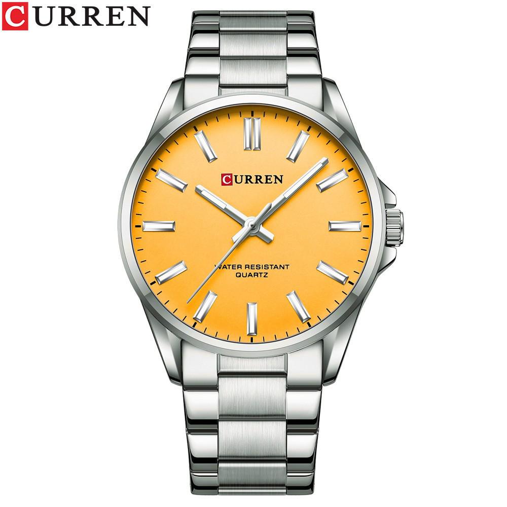 Curren Kairui 9090: Herren-Stahlarmbanduhr & Damen-Quarz-Business-Uhren-Set.