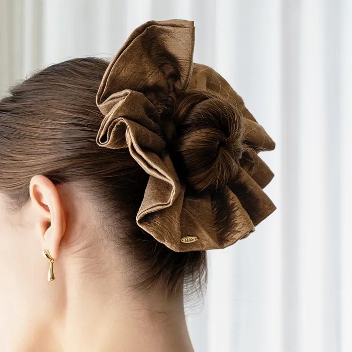 HDM005 Big ruffle scrunchie