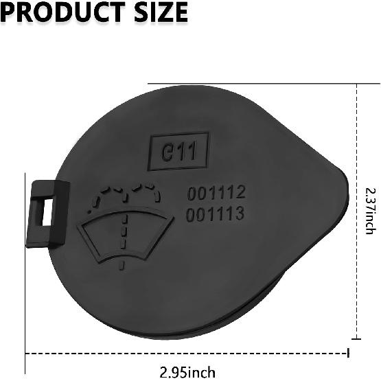 Car Washer Fluid Cap,Windshield Wiper Fluid Cap Replacement OEM#85316-48060,Premium Windshield Washer Reservoir Cap Car Accessories Compatible with