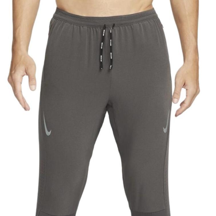Nike Logo Print Slim Fit Low Rise Nine Point Sports Pants Men Pants Gray DM4615-254