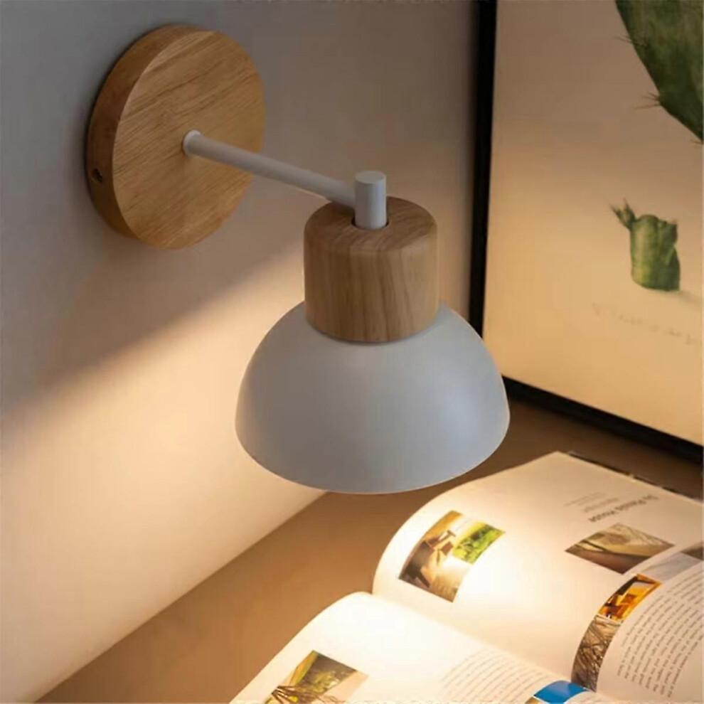 Nordic Style Wood Wall Lamp: Perfect for Living Room, Bedroom, Study, Kid's Room & Hallway Decoration