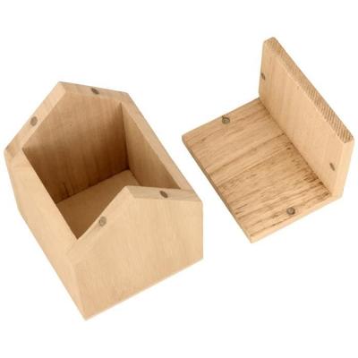 Set of Houses To Decorate - ARTEMIO - 2 Pcs - Raw Wood - Magnetic Covers - Scandinavian Touch