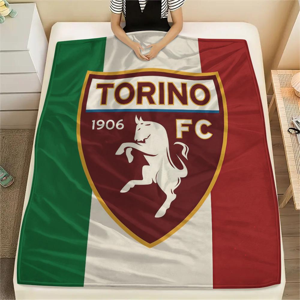 Torino Football Club2 Flannel Blanket, High Quality Comfortable for All Seasons, Home Decor, Warmth and Comfort
