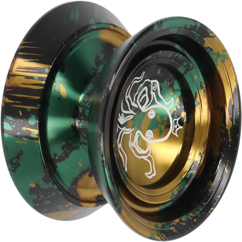 Glove Included Metal Yoyo Aluminum Alloy Advanced Yoyo Ball Professional Yoyo  Competition Use