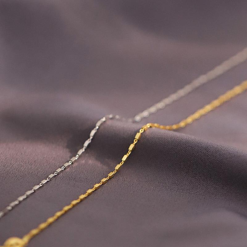 925 Silver Square Bracelet For Women Fashion Minimalist Geometric Jewelry Luxury Gift Bridesmaid