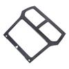 For Ford Explorer 2011 2012 2013 2014 2015 Carbon Black Interior Console Navigation Cover Frame Trim ABS Car Accessories 1pcs