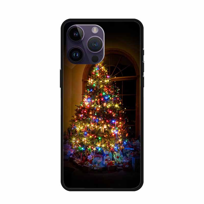 Christmas Case For iPhone 15 Pro Max Cover iPhone 15 Plus Lovely Soft Silicone TPU Back Phone Case For iPhone 15 Pro Cover Coque