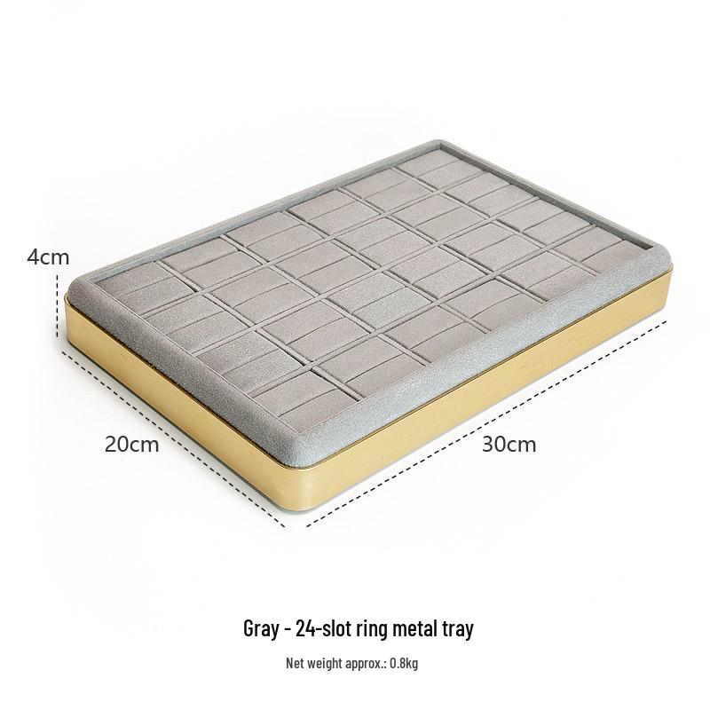 Velvet Jewelry Display Tray for Rings and Earrings