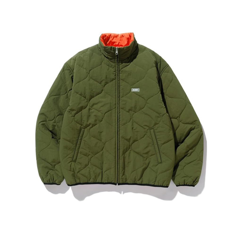 Reversible Quilted Olive [Extra Large] Jacket, Men's,