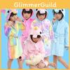Soft And Cozy Unicorn Kids Bathrobe For Girls Boys Sleepwear Nightwear