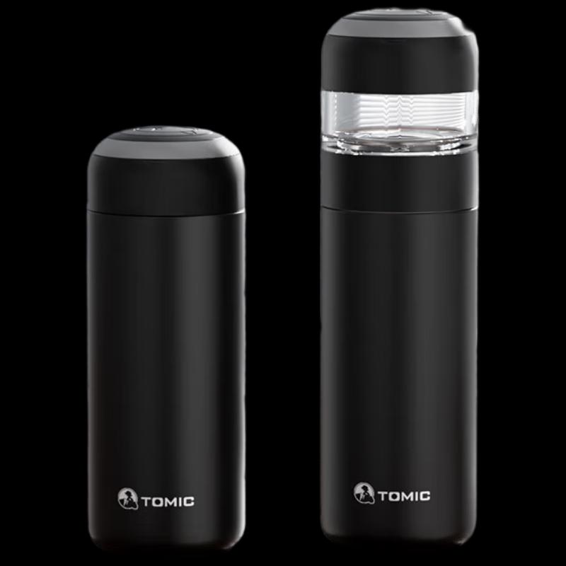 TOMIC Ceramic Lined Tea Infuser Travel Mug