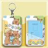 Capybara Cartoon ID & Card Holder Lanyard for Campus, Bus, Subway, and Badge