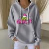 Women's Fashion Casual Christmas Angel Print Pullover Long-Sleeve Sweatshirt