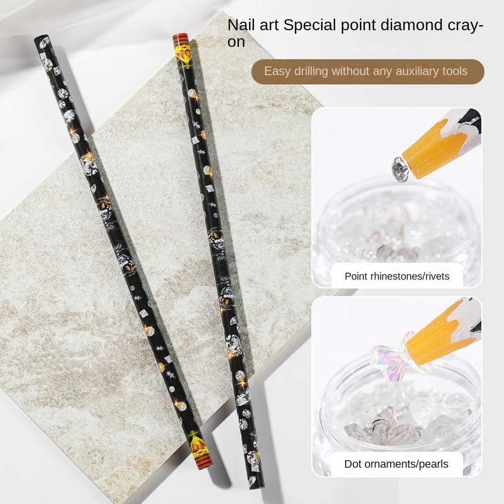 

Маникюрный инструмент, карандаш для ногтей, точечный карандаш для дизайна ногтей, дрель для ногтей, карандаш-ручка, набор страз для ногтей