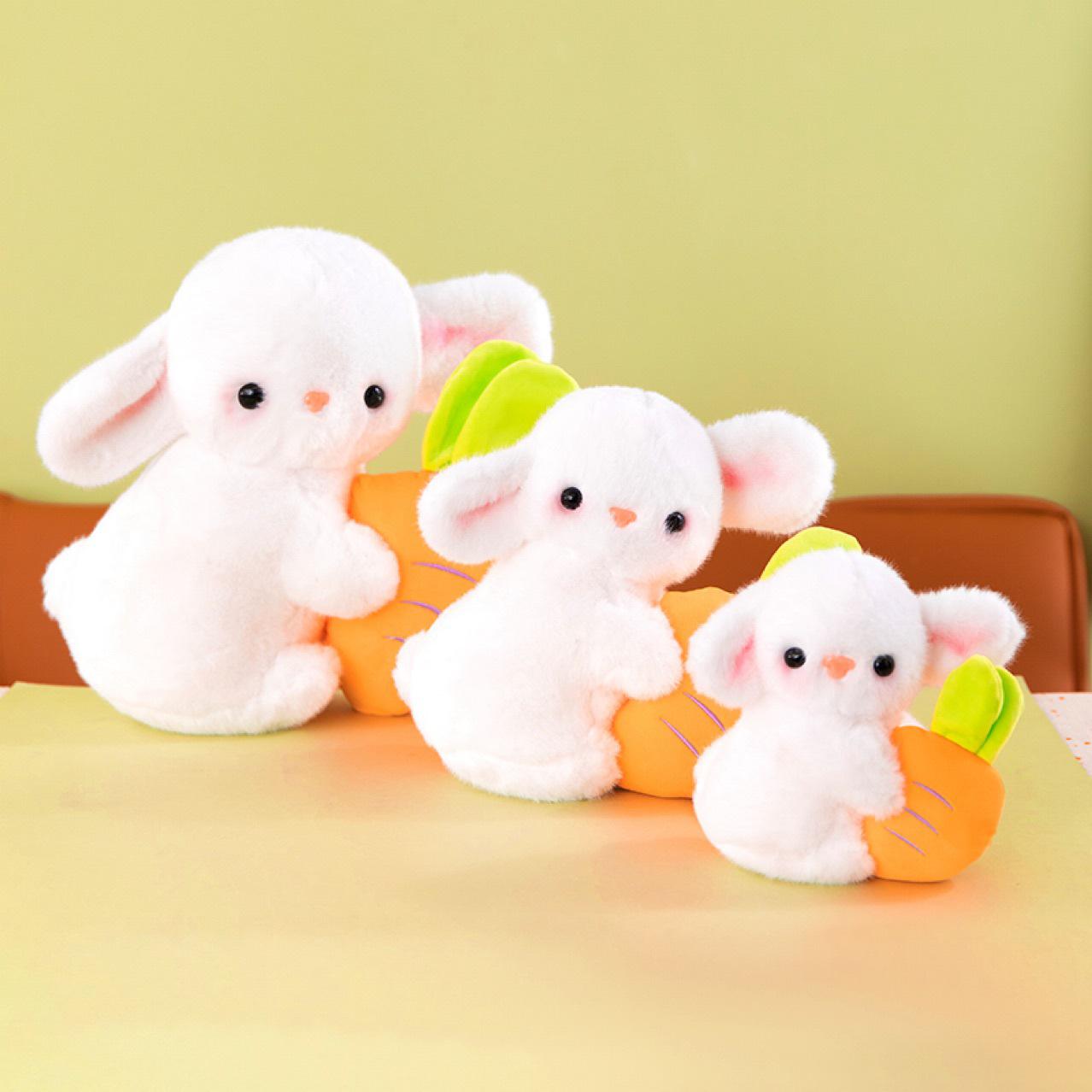 Adorable Carrot Rabbit Plush Toy - Perfect Children s Day or Birthday Gift 20 cm