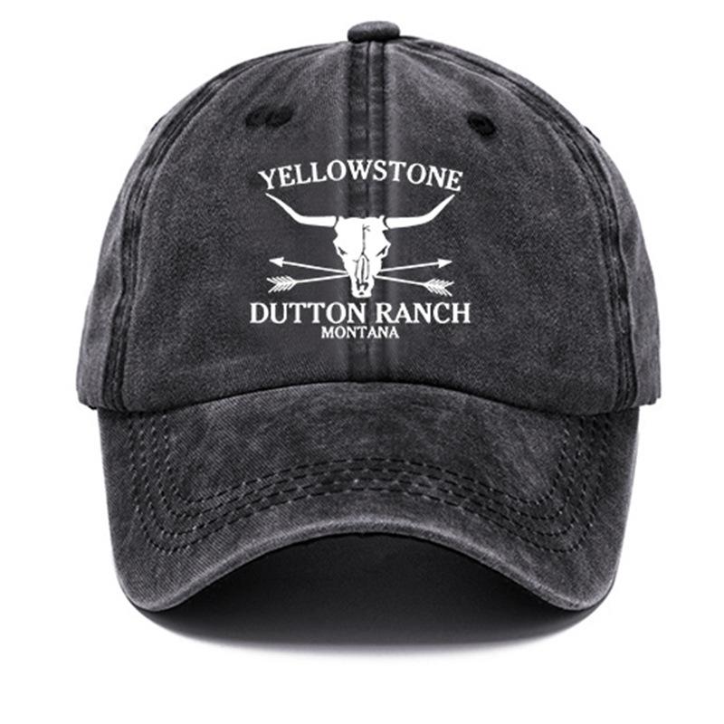 Old washed baseball cap male dad hat soft top cotton cap outdoor sunshade baseball cap