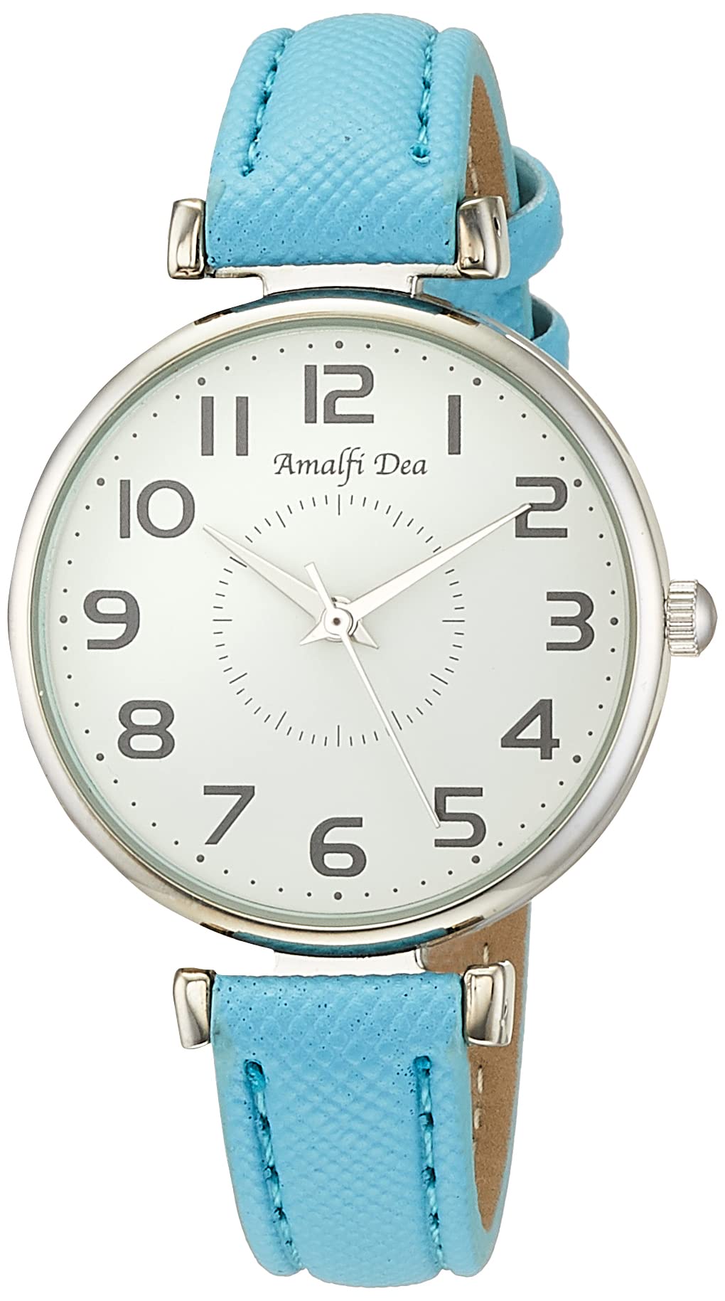 

Analog Amalfidia Waterproof Wristwatch Leather Strap White Dial Blue [Arias] WW20023A-139 Women s
