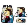 Cartoon Anime Shoulder Bag Pencil Case School Backpack For Children
